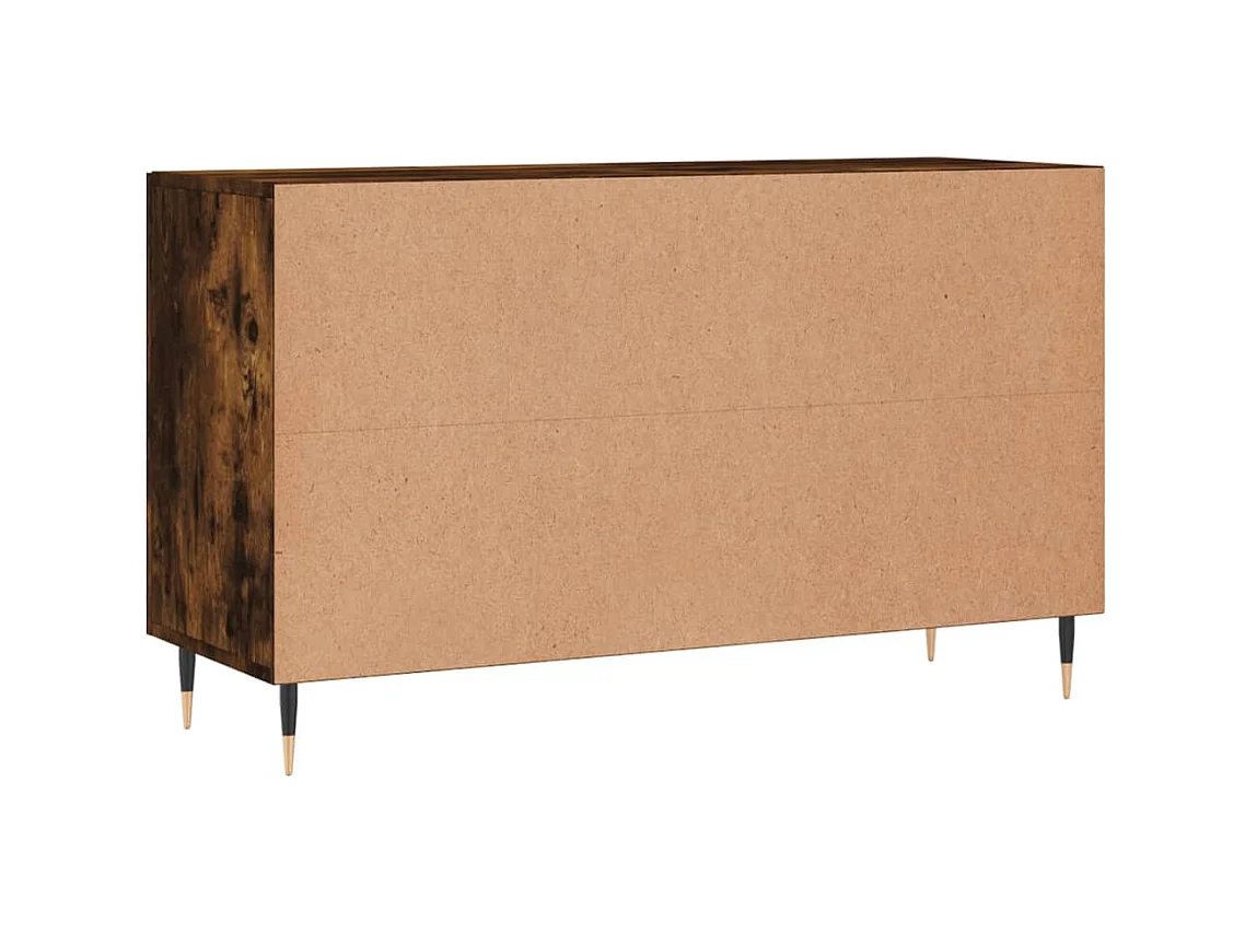 Aparador buffet cómoda mueble mueble de almacenaje organizador cocina salón salón 100 x 36 x 60 cm madera contrachapada marrón 02_0030839