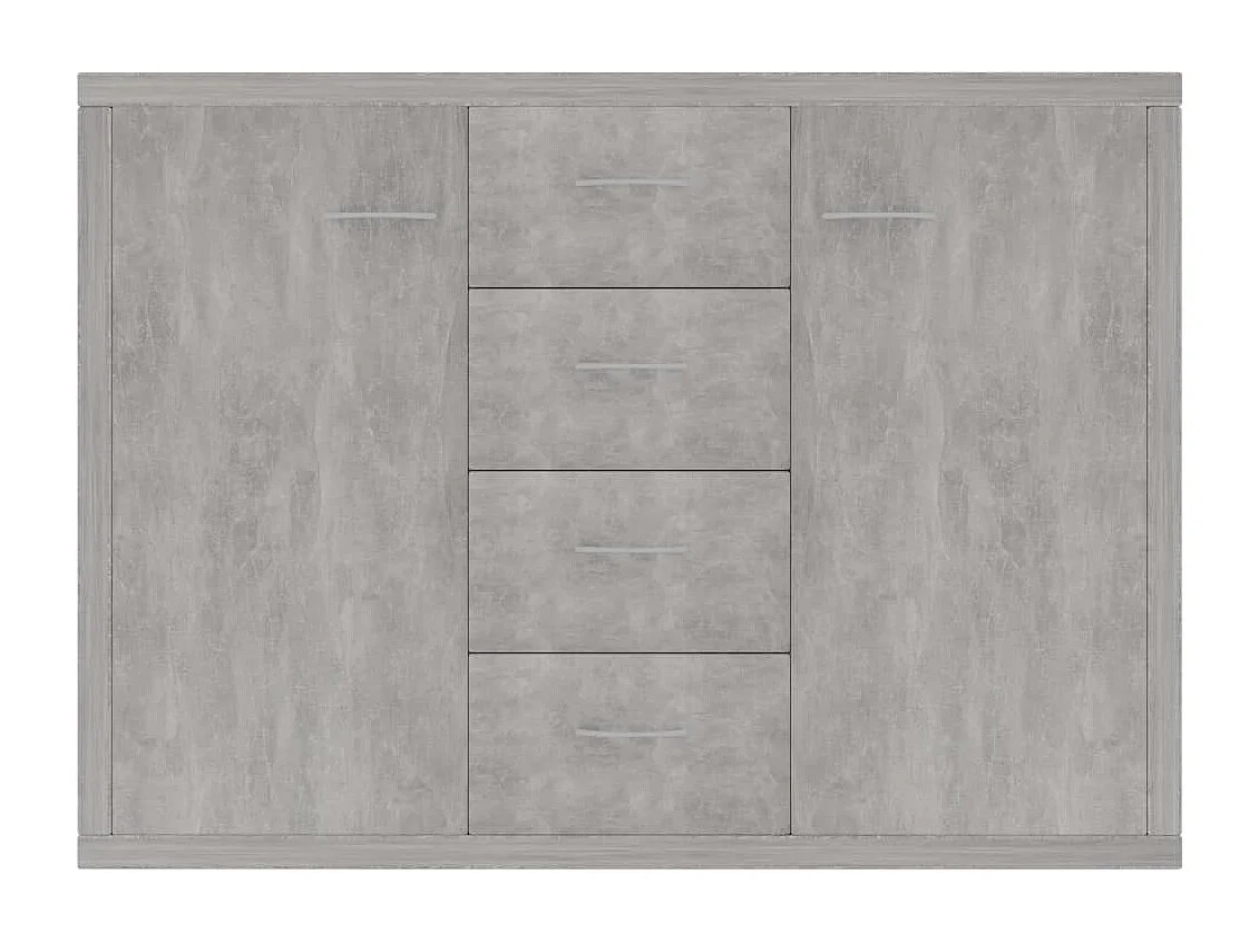 Buffet aparador cômoda armário unidade de armazenamento organizador cozinha sala de estar 88 x 30 x 65 cm madeira trabalhada cinza 02_0032110