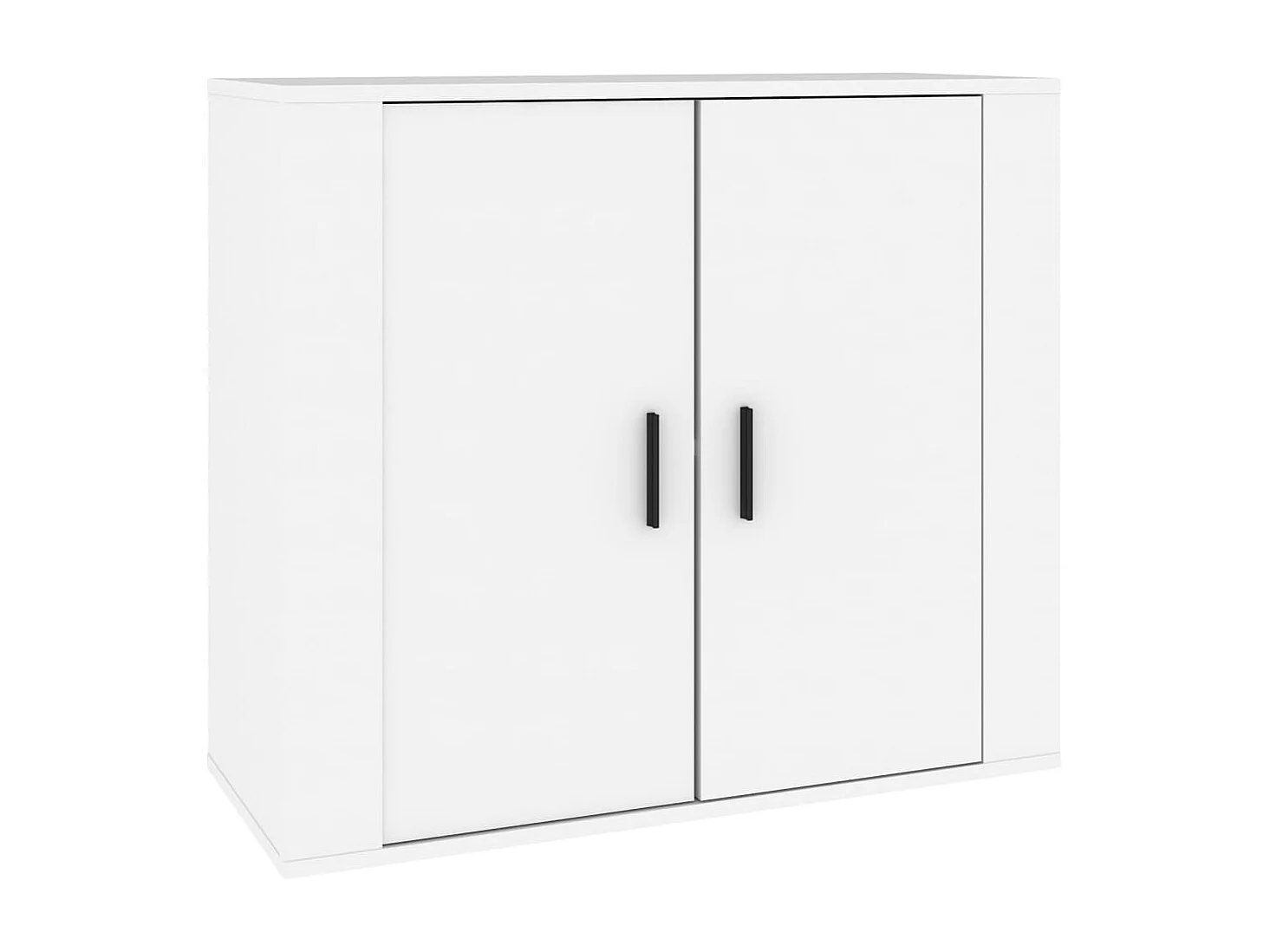 Credenza buffet cassettiera mobile contenitore organizer cucina soggiorno soggiorni 3 pz derivati ​​del legno bianco 02_0037012