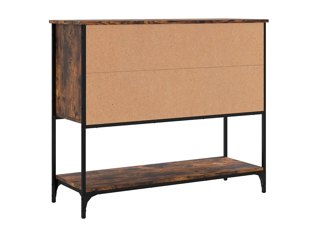 bahut commode armoire bois marron 100 x 36 x 85 cm 02_0030841