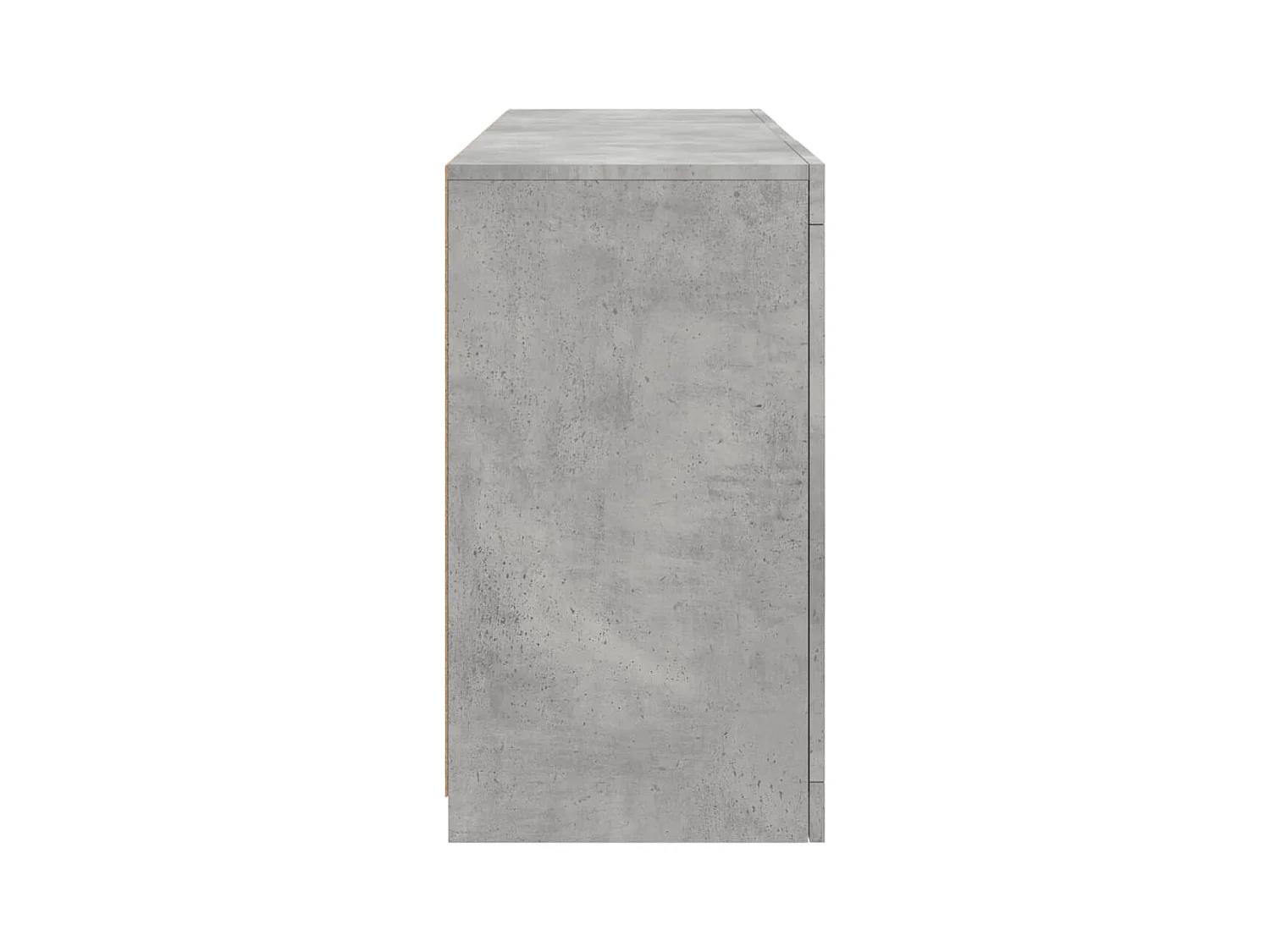 Credenza credenza cassettiera armadio portaoggetti organizer cucina soggiorno soggiorno con luci a LED 123 x 37 x 67 cm Grigio 02_0029974