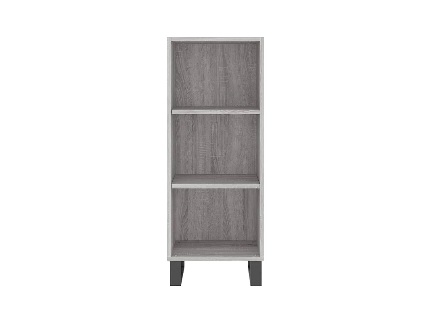 Aparador buffet cómoda armario unidad de almacenamiento organizador cocina salón salonsonoma 34,5 x 32,5 x 90 cm madera contrachapada gris 02_0036298