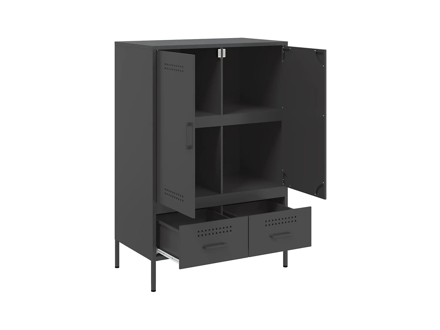 bahut commode armoire noire 68 x 39 x 101.5 cm 02_0034960