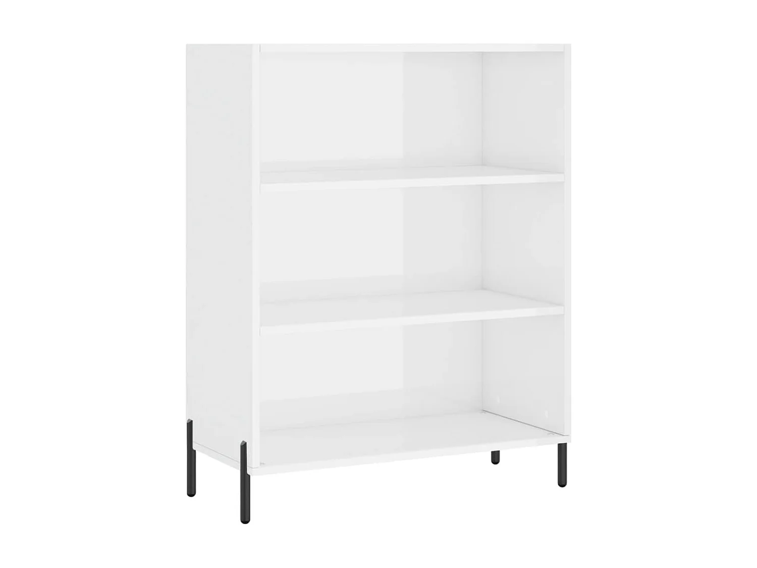 Credenza cassettiera mobile contenitore organizer cucina soggiorno soggiorno 69,5 x 32,5 x 180 cm legno composito bianco 02_0030400