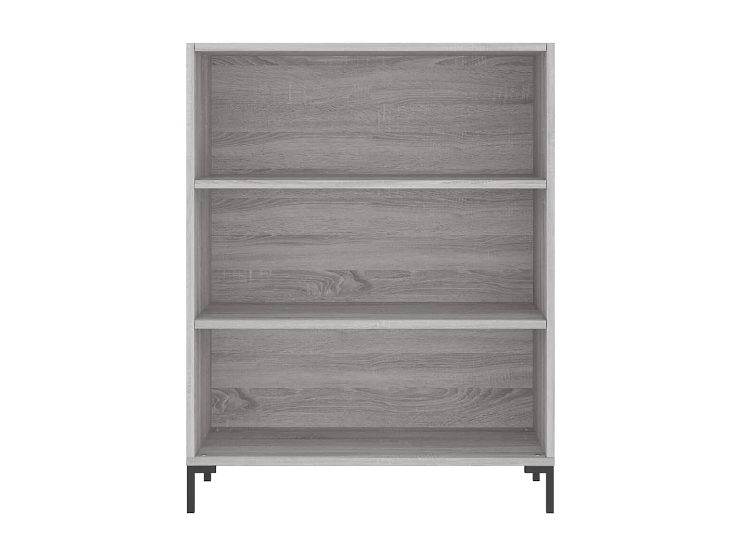 Credenza cassettiera cassettiera mobile contenitore organizer cucina soggiorno soggiorno alto Sonoma 69,5 x 34 x 180 cm pannelli compositi grigio 02_0035505
