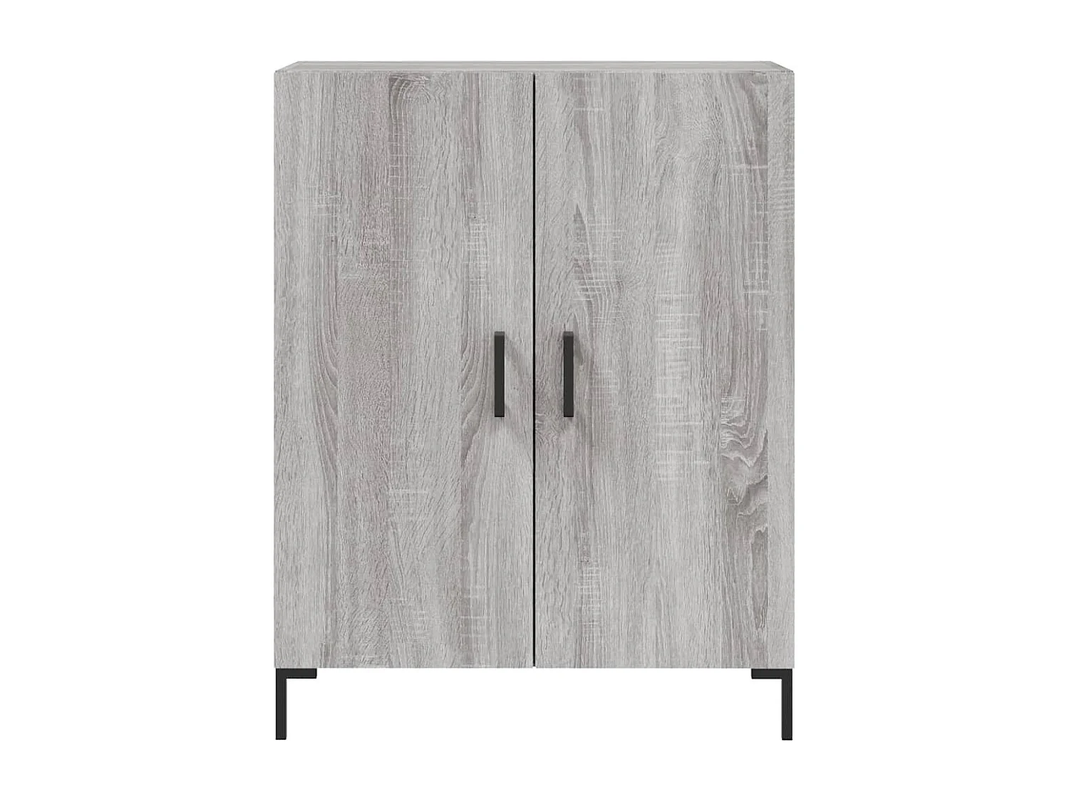 Credenza credenza cassettiera mobile contenitore organizer cucina soggiorno soggiorno alto Sonoma 69,5 x 34 x 180 cm pannelli compositi grigio 02_0035506