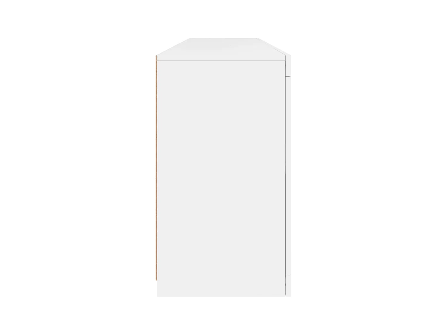 Aparador cómoda cómoda armario mueble organizador cocina salón salón con luces LED 164 x 37 x 67 cm blanco 02_0029836