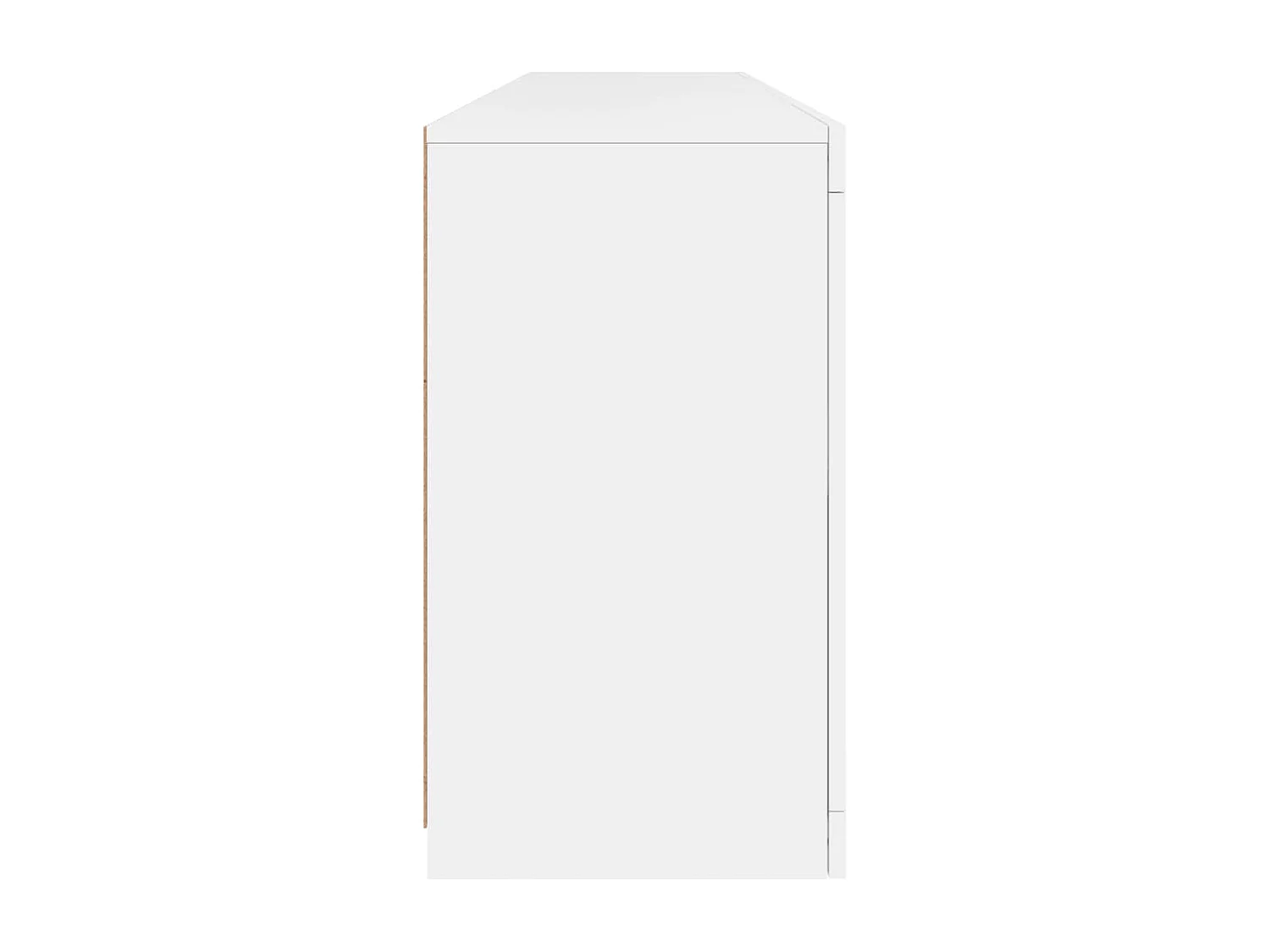 Aparador cómoda cómoda armario mueble organizador cocina salón salón con luces LED 164 x 37 x 67 cm blanco 02_0029836