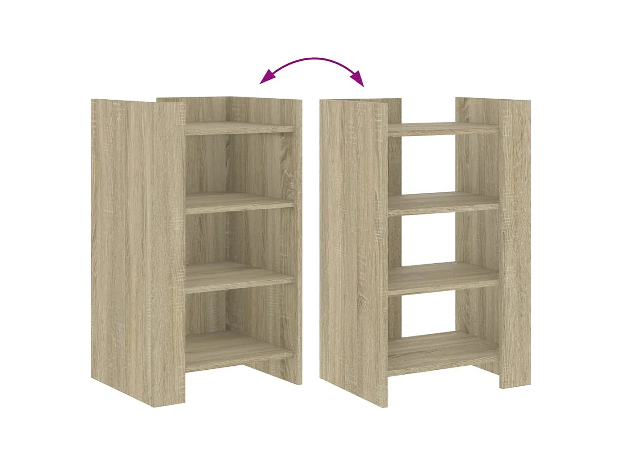 Credenza buffet cassettiera mobile contenitore organizer cucina soggiorno soggiorno Sonoma 45 x 35 x 75 cm derivati ​​del legno marrone 02_0031570