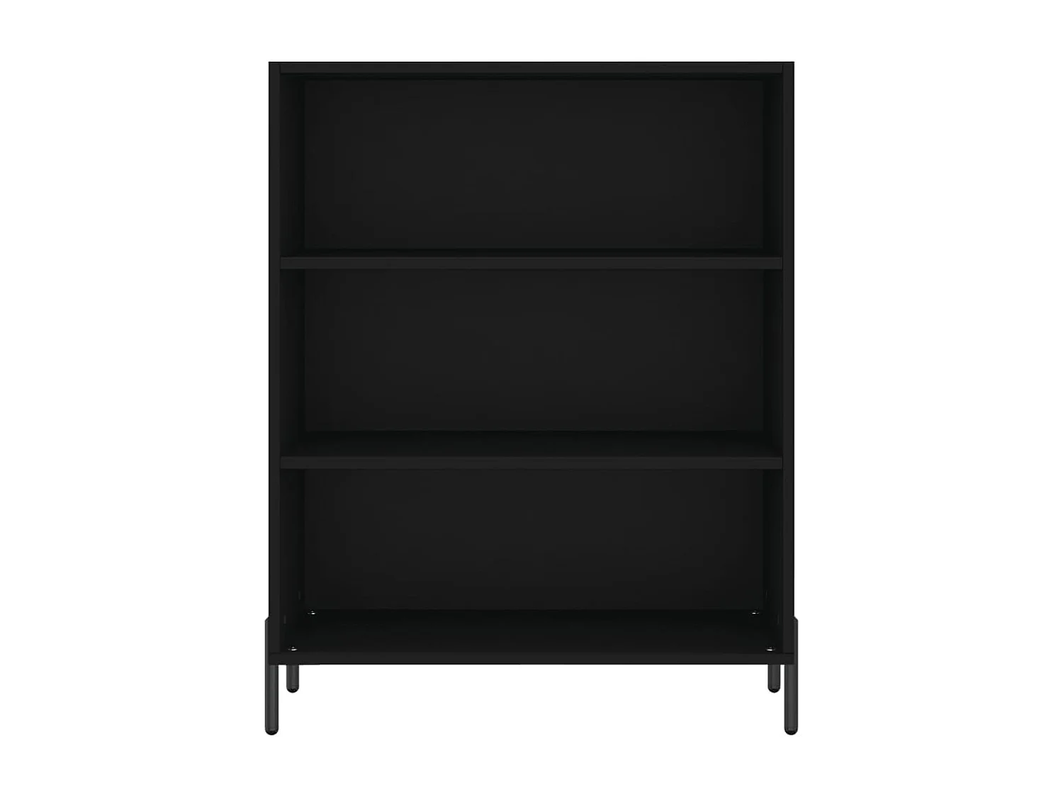 Credenza buffet cassettiera mobile contenitore organizer cucina soggiorno soggiorno 69,5 x 32,5 x 180 cm multistrato nero 02_0036023