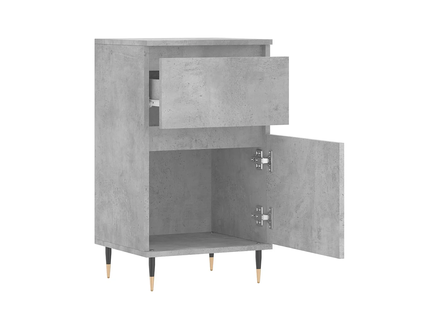Credenza cassettiera armadio contenitore organizer cucina soggiorno soggiorni set da 2 40 x 35 x 70 cm derivati ​​del legno grigio 02_0036846