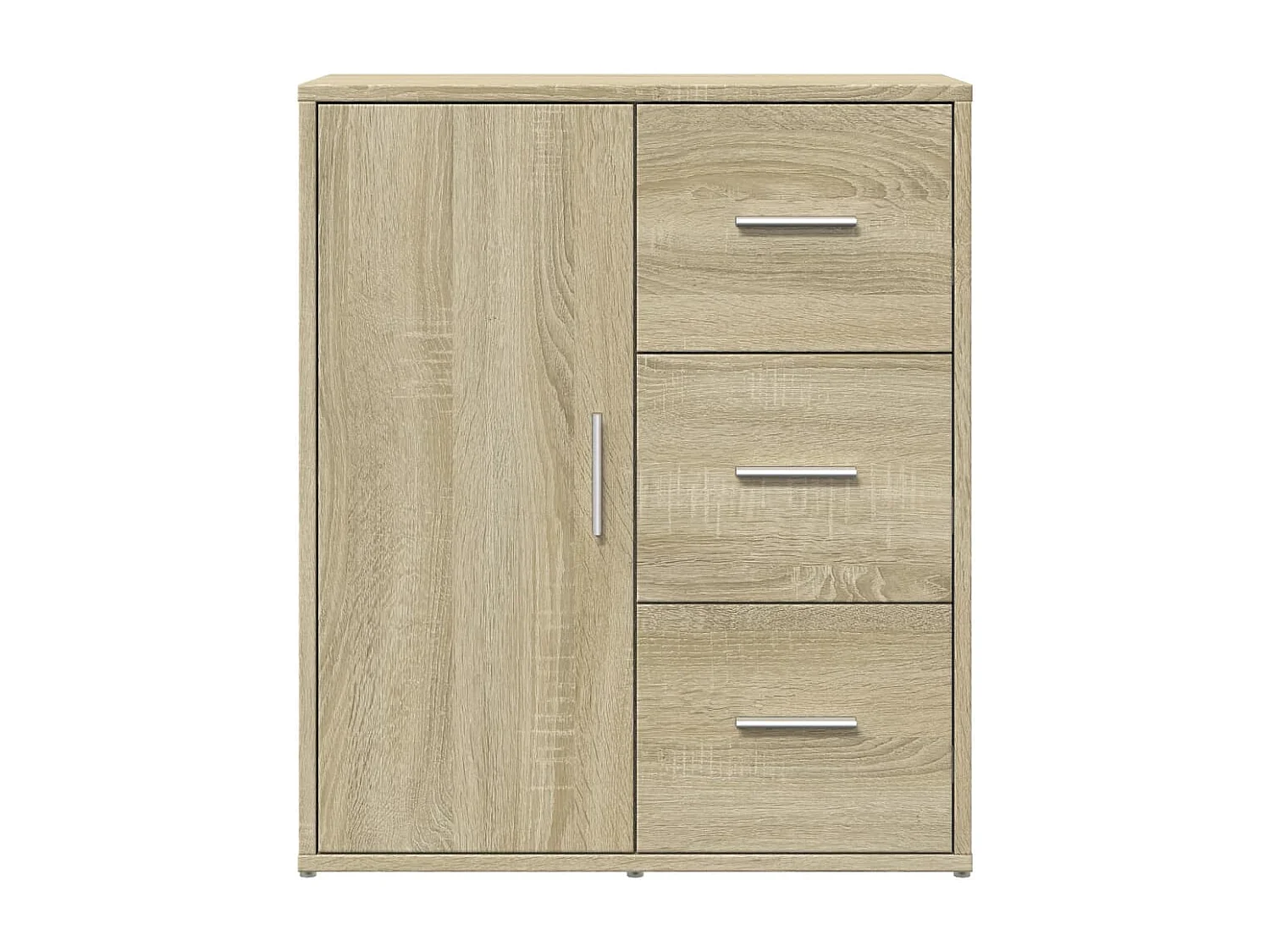 Credenza cassettiera cassettiera mobile contenitore organizer cucina soggiorno soggiorno Sonoma 60 x 31 x 70 cm derivati ​​del legno marrone 02_0031594