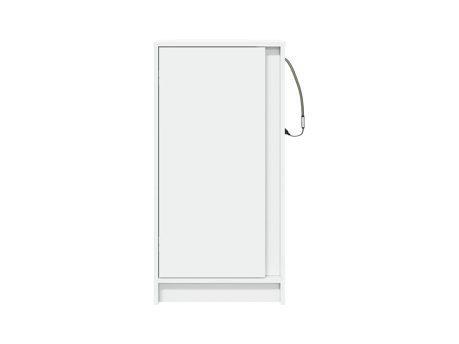 Credenza cassettiera cassettiera mobile contenitore organizer cucina soggiorno soggiorno con LED 42,5 x 34 x 85 cm derivati ​​del legno bianco 02_0029772