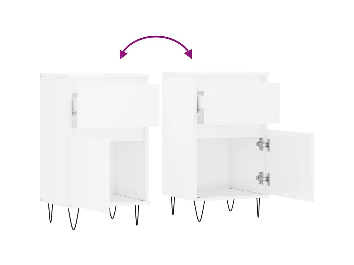 bahut commode armoire bois blanche 40 x 35 x 70 cm 02_0036706