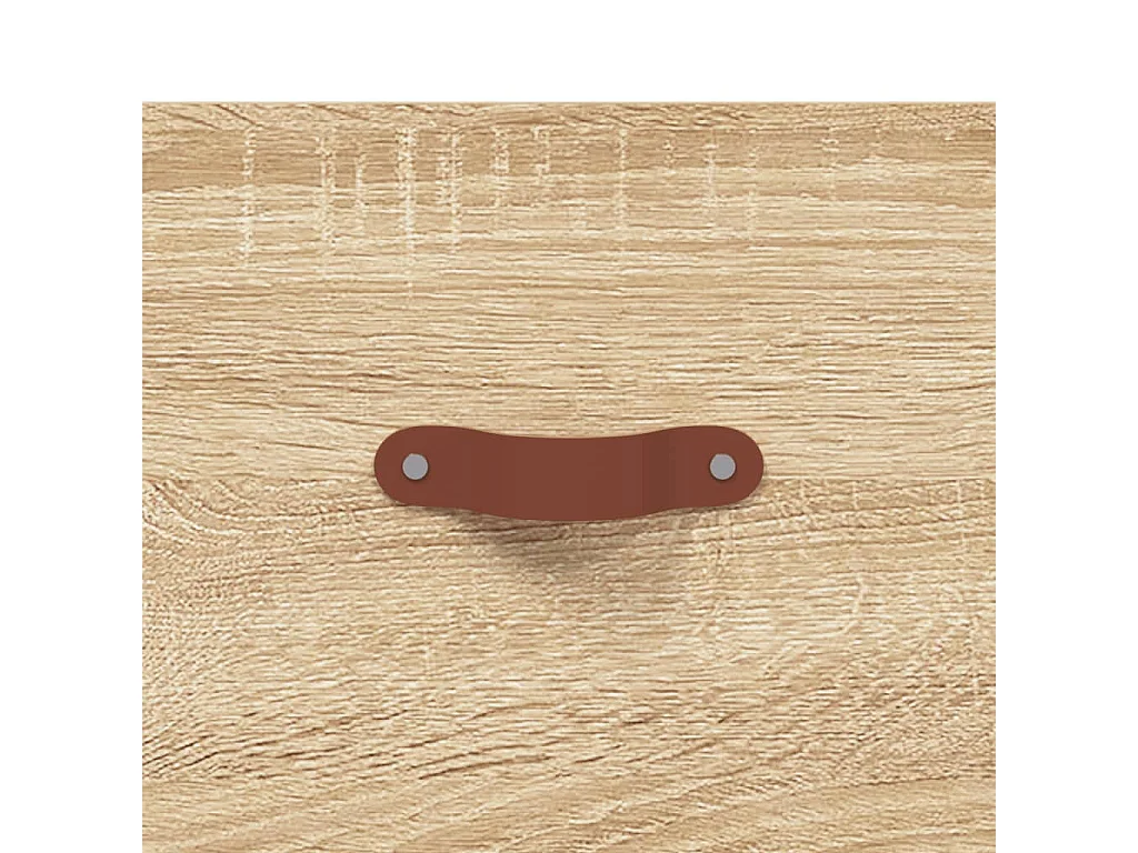 Aparador cómoda cómoda armario mueble organizador cocina salón salón alto Sonoma 69,5 x 31 x 115 cm madera contrachapada marrón 02_0034086