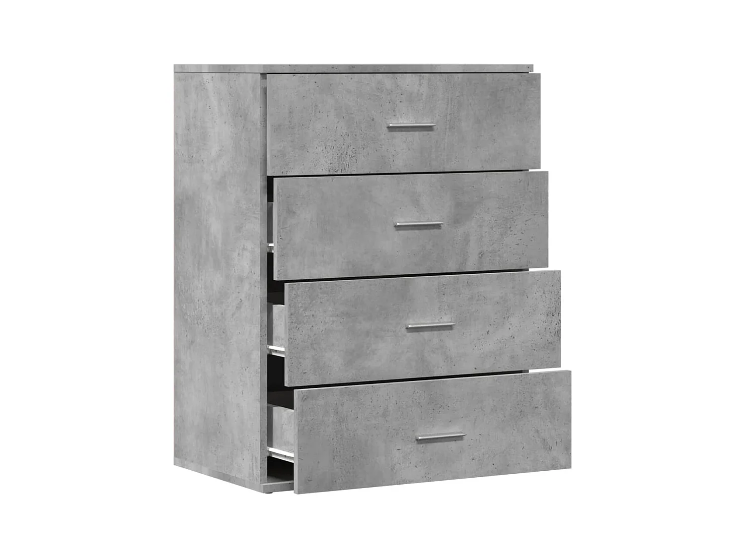 Aparador buffet cómoda mueble mueble de almacenaje organizador cocina salón salón 60 x 39 x 80 cm madera contrachapada gris 02_0031993