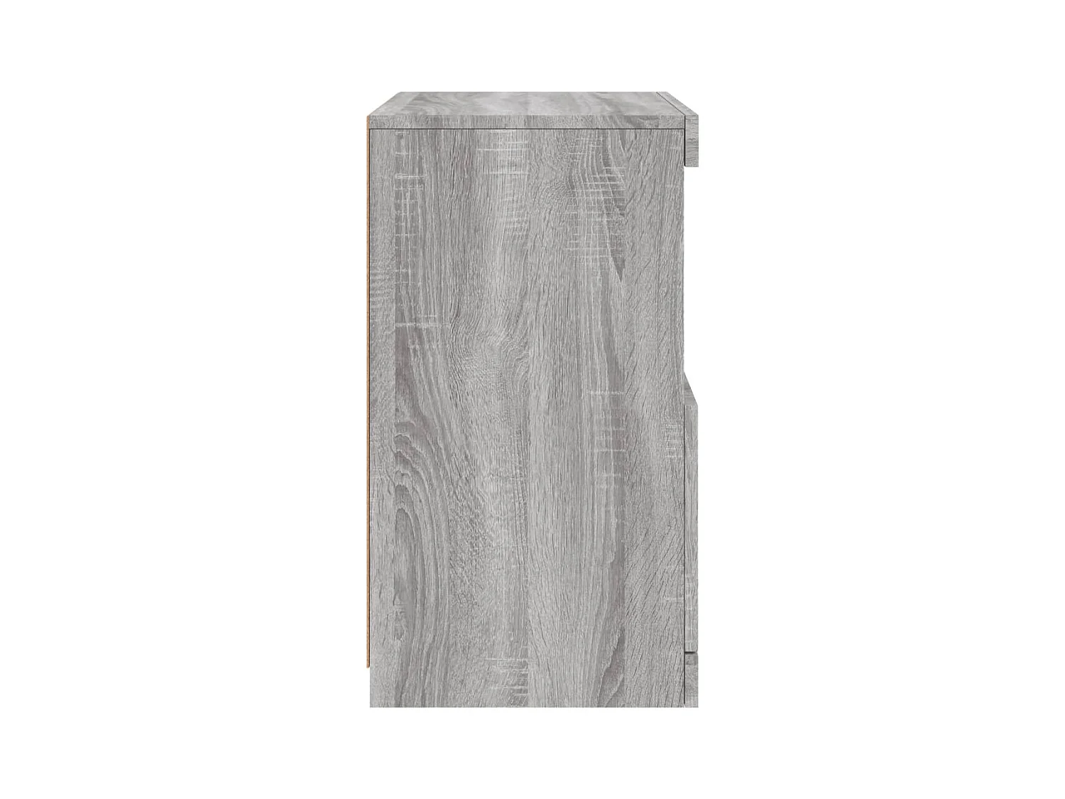 Aparador buffet cómoda mueble almacenaje organizador cocina salón salón con luces LED Sonoma 41 x 37 x 67 cm gris 02_0030076