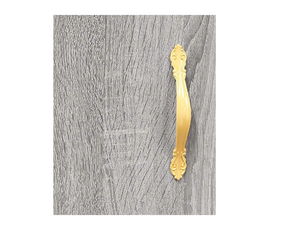 Aparador cômoda armário armário organizador cozinha sala sala alta Sonoma 69,5 x 34 x 180 cm madeira trabalhada cinza 02_0035482