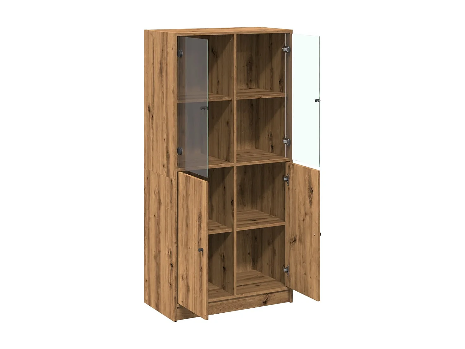 bahut commode armoire bois marron 68 x 37 x 142 cm 02_0032229