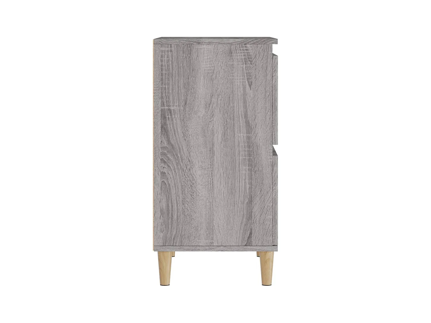 Credenza buffet cassettiera mobile contenitore organizer cucina soggiorno soggiorni set da 2 sonoma 60 x 35 x 70 cm pannelli compositi grigio 02_0036964