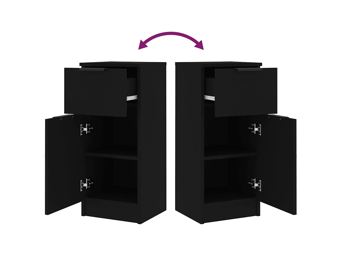 bahut commode armoire bois marron 30 x 30 x 70 cm 02_0036892