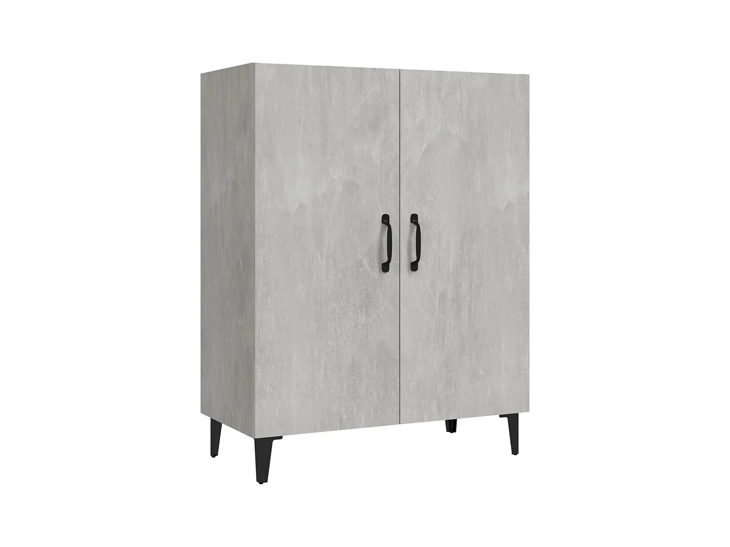 Credenza buffet cassettiera mobile contenitore organizer cucina soggiorno soggiorno 70 x 34 x 90 cm derivati ​​del legno grigio 02_0032080