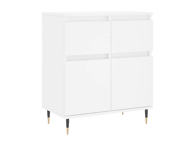 Aparador cómoda cómoda mueble mueble de almacenaje organizador cocina salón salón 60 x 35 x 70 cm madera contrachapada blanco 02_0030364