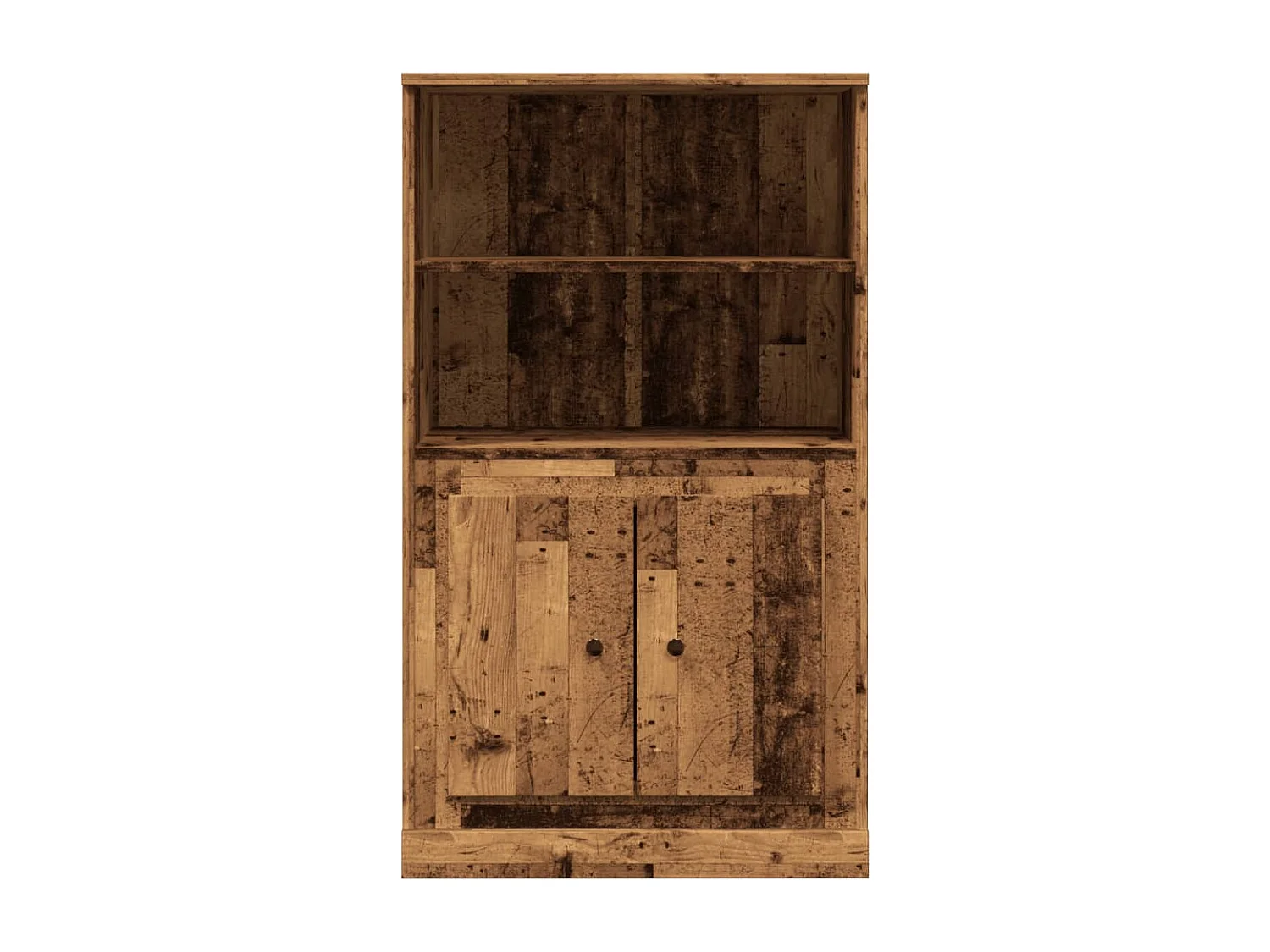 Aparador cômoda armário armário organizador cozinha sala sala madeira alta velha 60 x 35,5 x 103,5 cm madeira trabalhada marrom 02_0035655