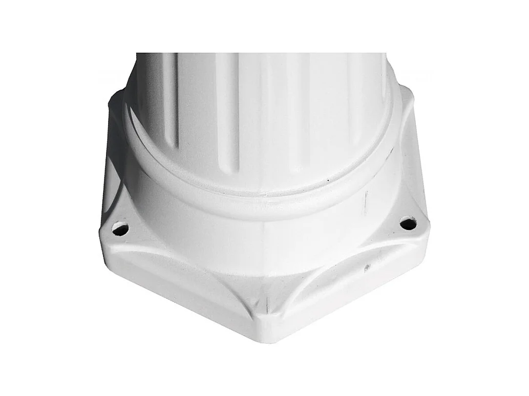 Lampada da terra tripla bianca per esterni 215 cm illuminazione decorativa 2402083