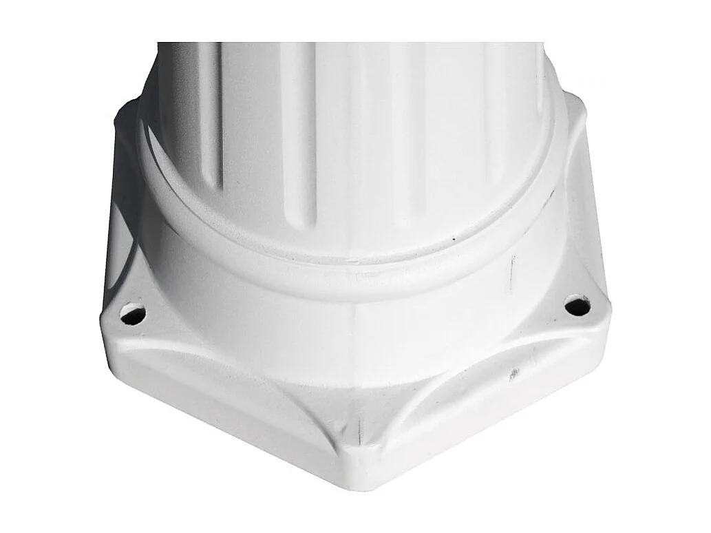 Candeeiro de pé exterior triplo branco 215 cm iluminação decorativa 2402083