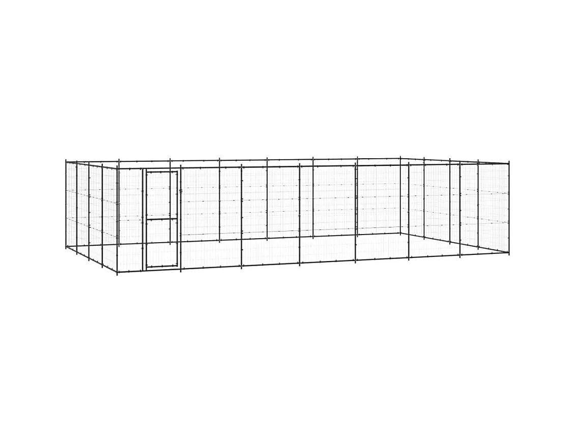 Chenil extérieur cage enclos 770 x 440 x 180 cm 02_0000370