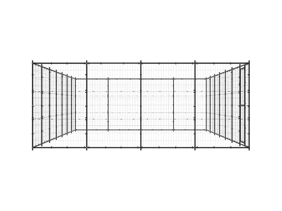 Chenil extérieur cage enclos 770 x 440 x 180 cm 02_0000370
