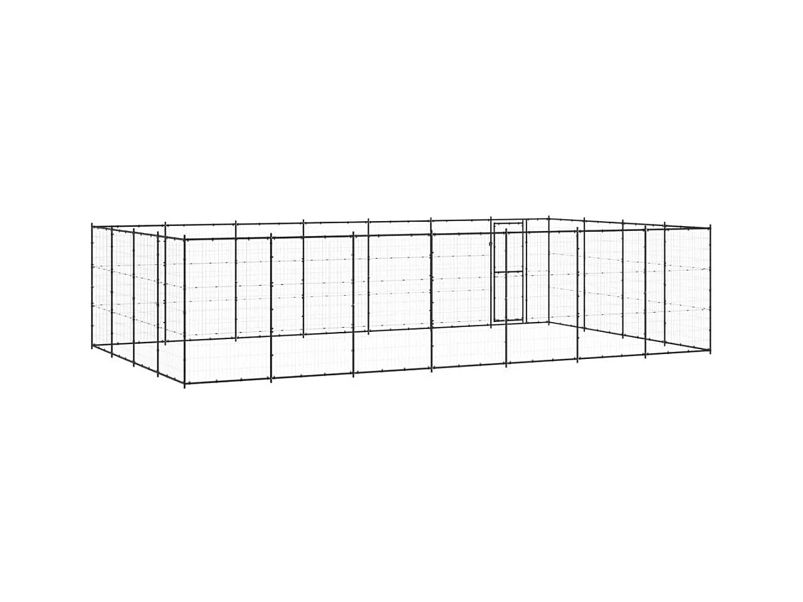Chenil extérieur cage enclos 770 x 440 x 180 cm 02_0000370