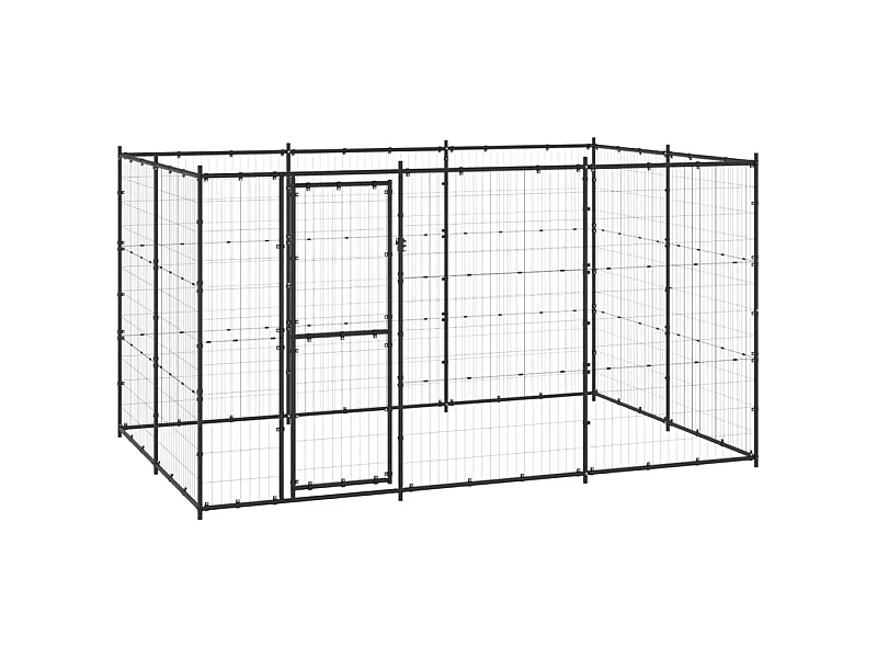 Chenil extérieur cage enclos 330 x 220 x 180 cm 02_0000386
