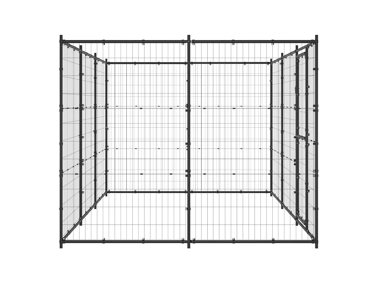 Chenil extérieur cage enclos 330 x 220 x 180 cm 02_0000386