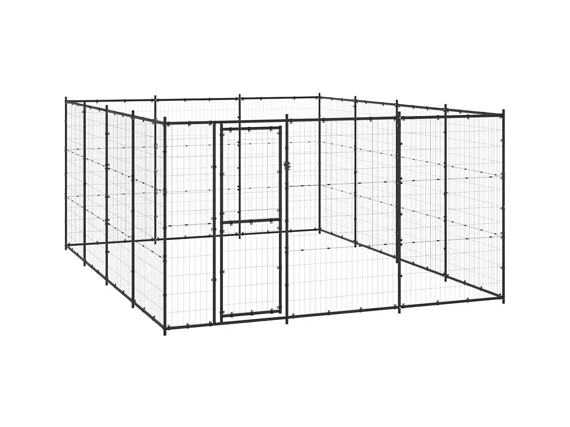 Chenil extérieur cage enclos 330 x 440 x 180 cm 02_0000381