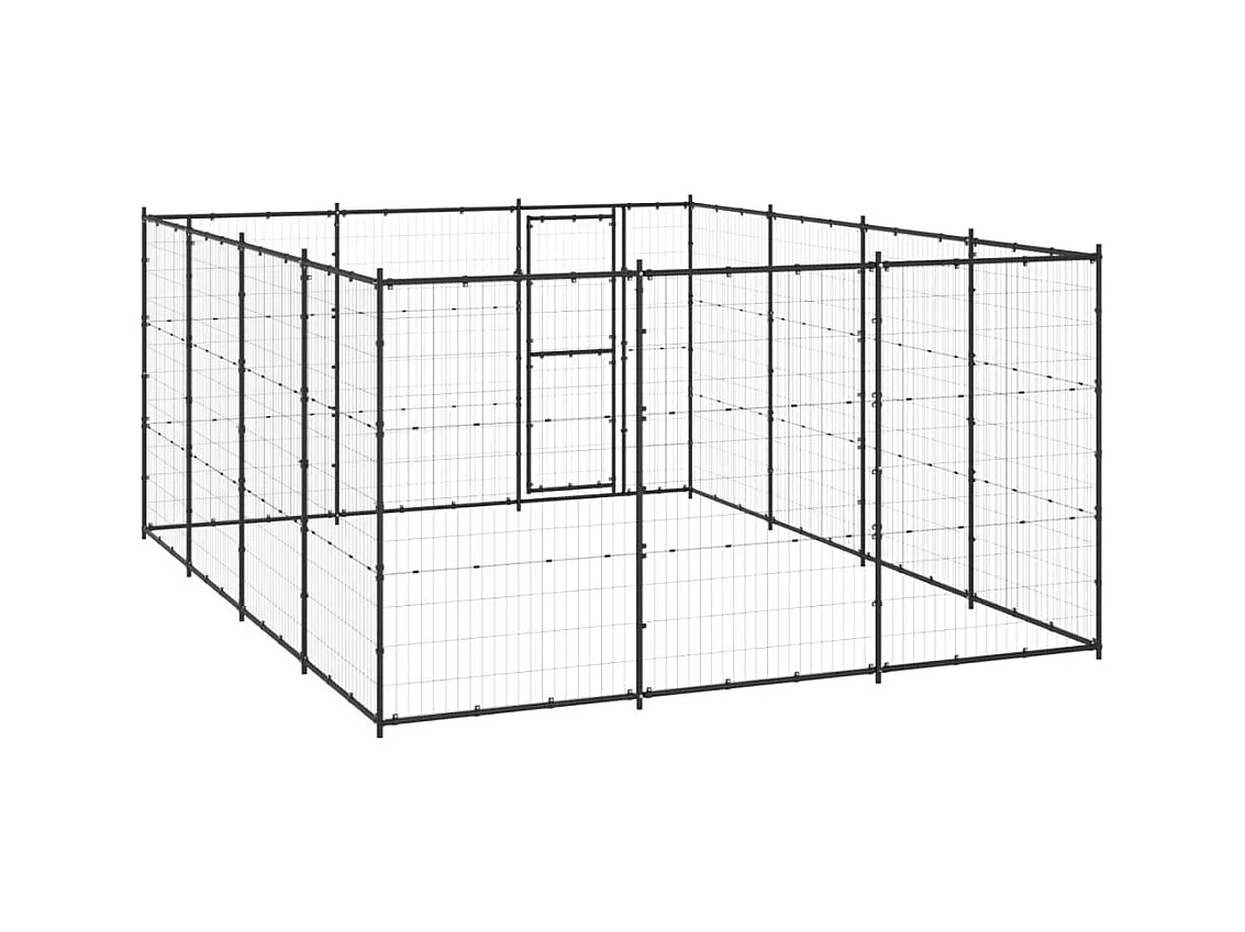 Chenil extérieur cage enclos 330 x 440 x 180 cm 02_0000381