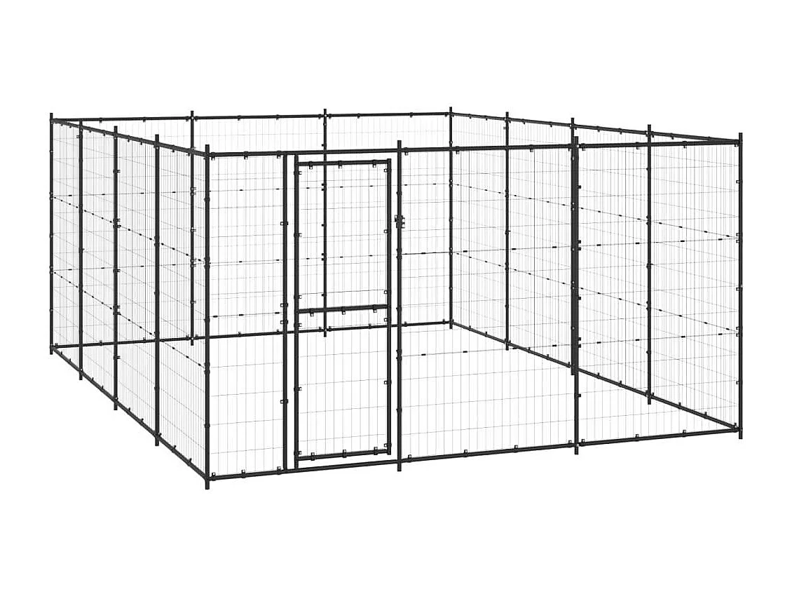 Chenil extérieur cage enclos 330 x 440 x 180 cm 02_0000381