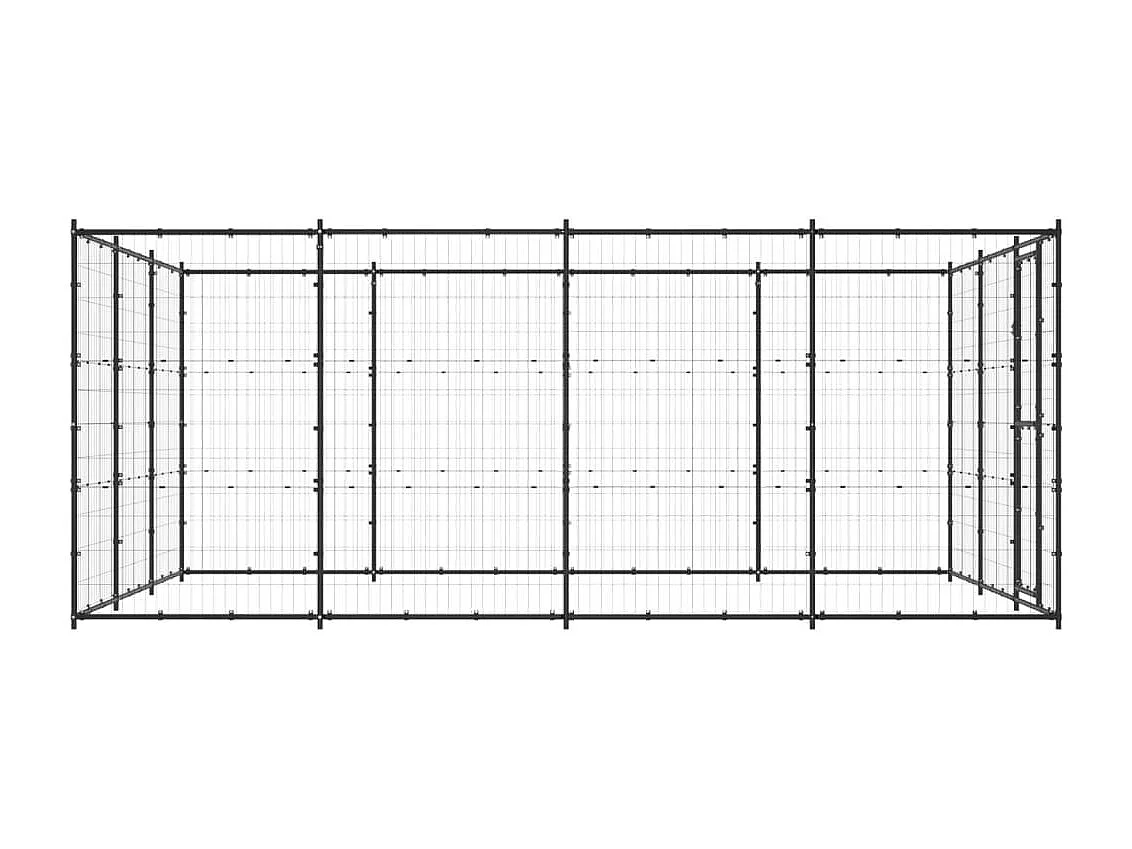 Chenil extérieur cage enclos 330 x 440 x 180 cm 02_0000381