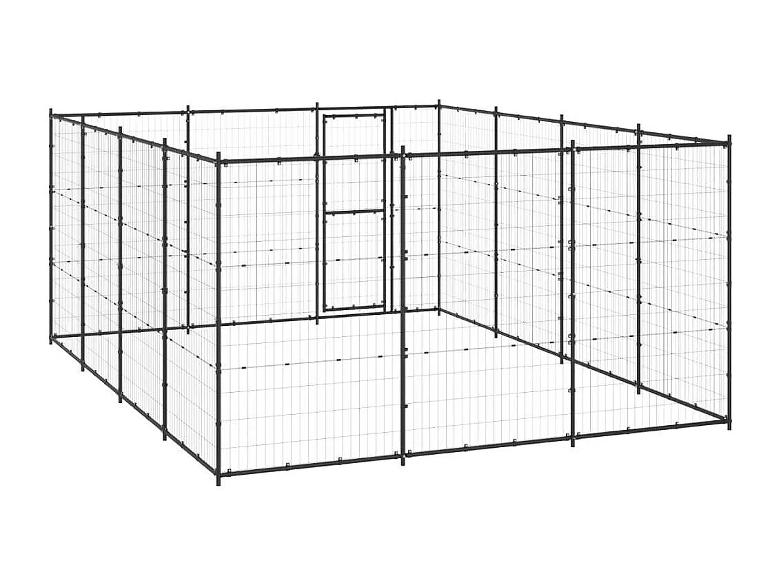 Chenil extérieur cage enclos 330 x 440 x 180 cm 02_0000381