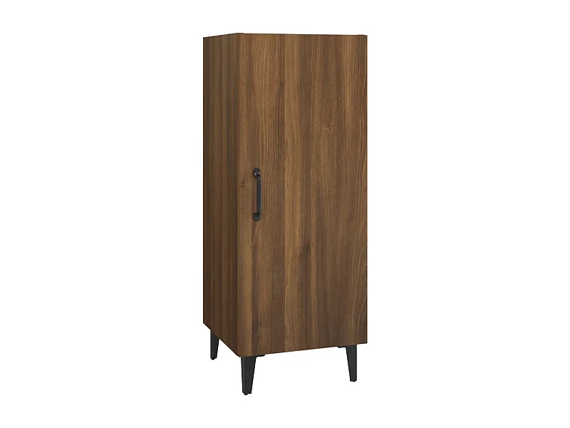 Buffet aparador cômoda armário unidade de armazenamento organizador cozinha sala de estar 34,5 x 34 x 90 cm madeira trabalhada marrom 02_0031195