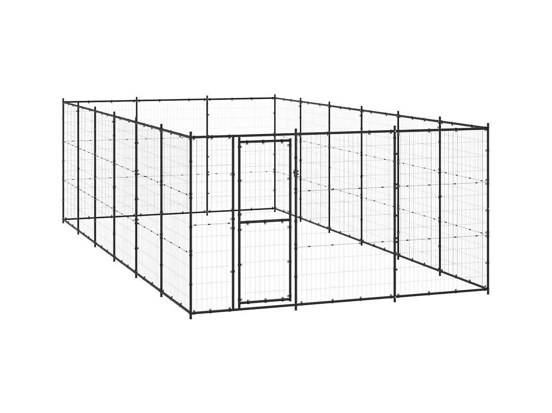 Chenil extérieur cage enclos 330 x 660 x 180 cm 02_0000364