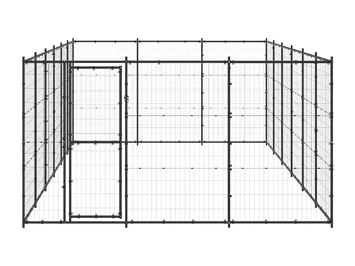 Chenil extérieur cage enclos 330 x 660 x 180 cm 02_0000364