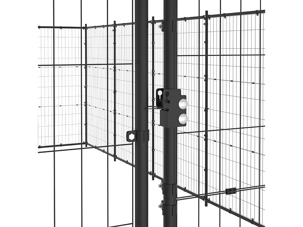 Chenil extérieur cage enclos 330 x 660 x 180 cm 02_0000364