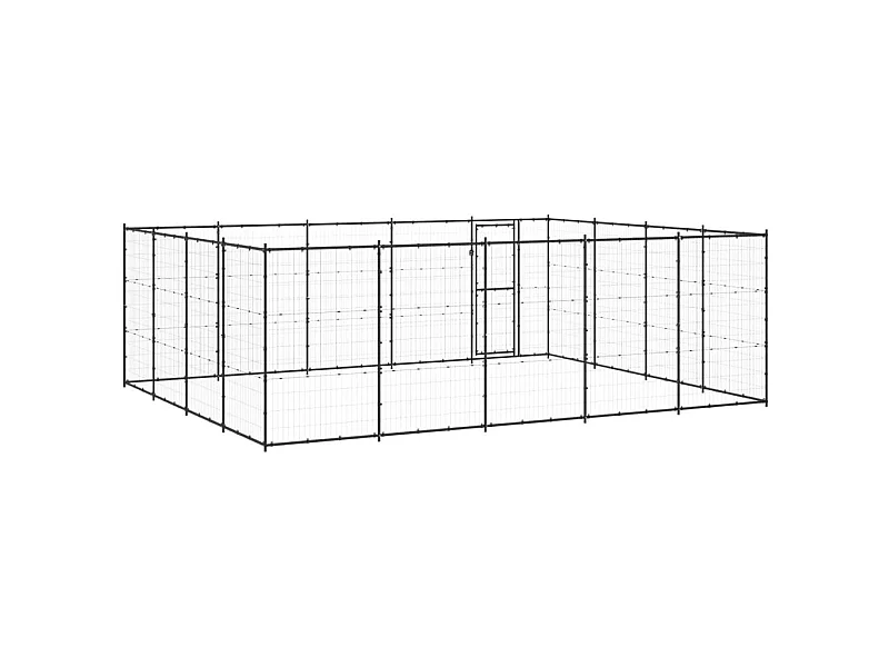Chenil extérieur cage enclos 550 x 440 x 180 cm 02_0000366