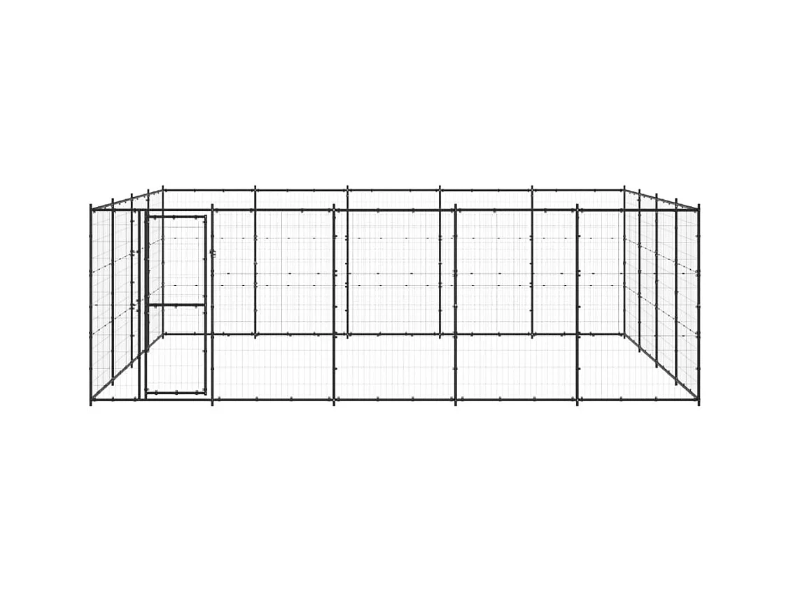 Chenil extérieur cage enclos 550 x 440 x 180 cm 02_0000366