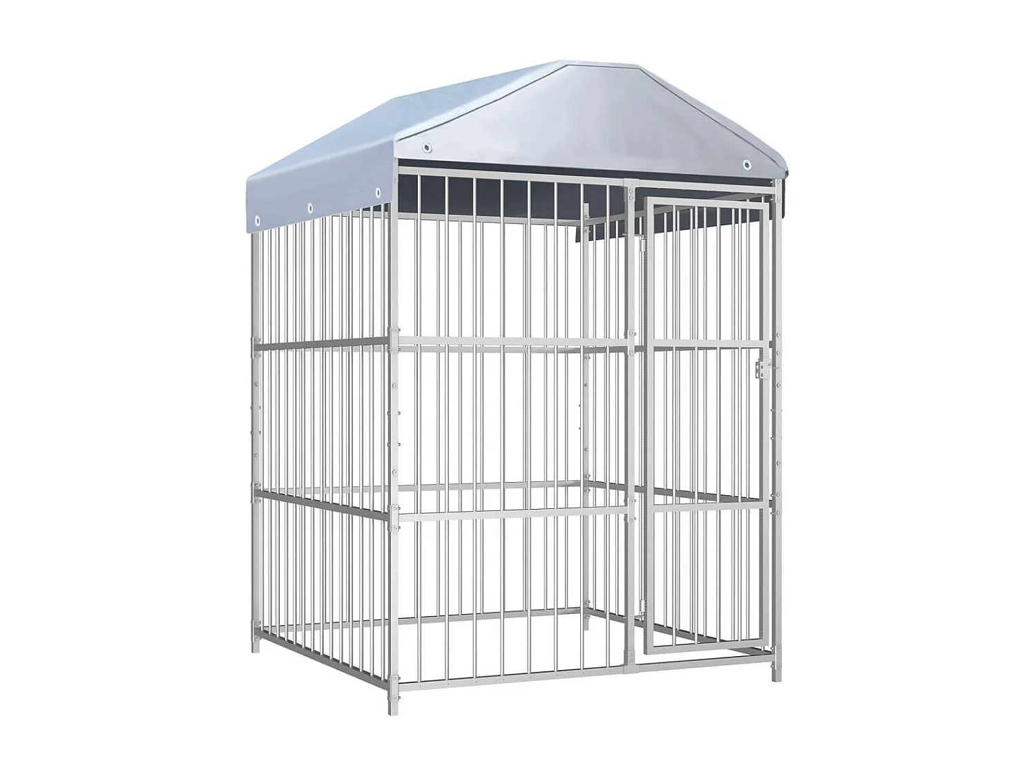 Chenil extérieur cage enclos 150 x 150 x 200 cm 02_0000322