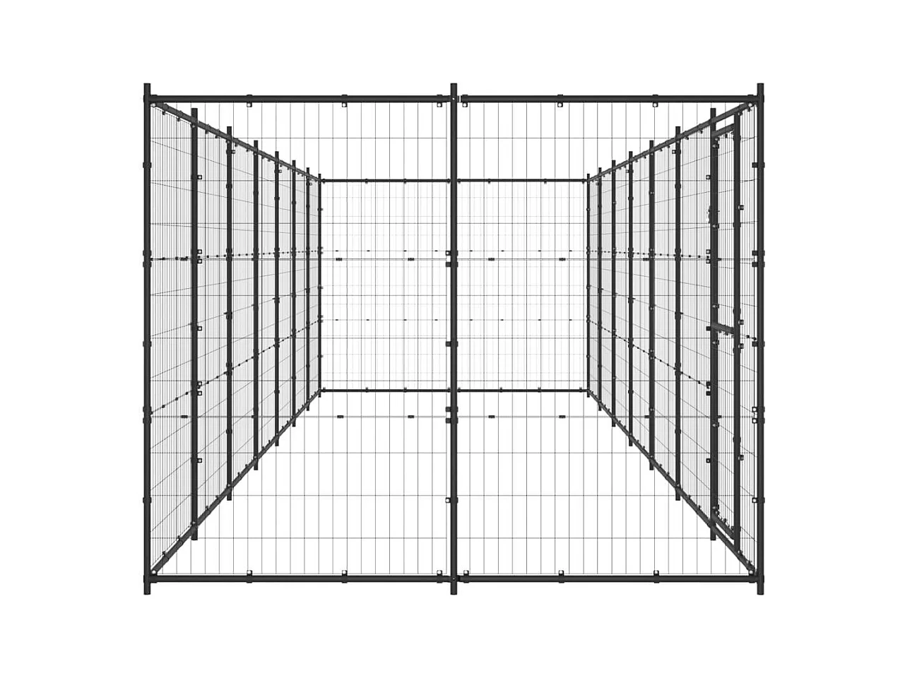 Chenil extérieur cage enclos 770 x 220 x 180 cm 02_0000383