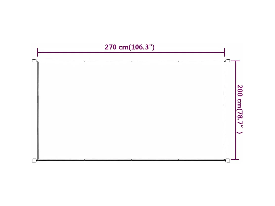 Toldo vertical azul 200x270 cm tela oxford 02_0007607