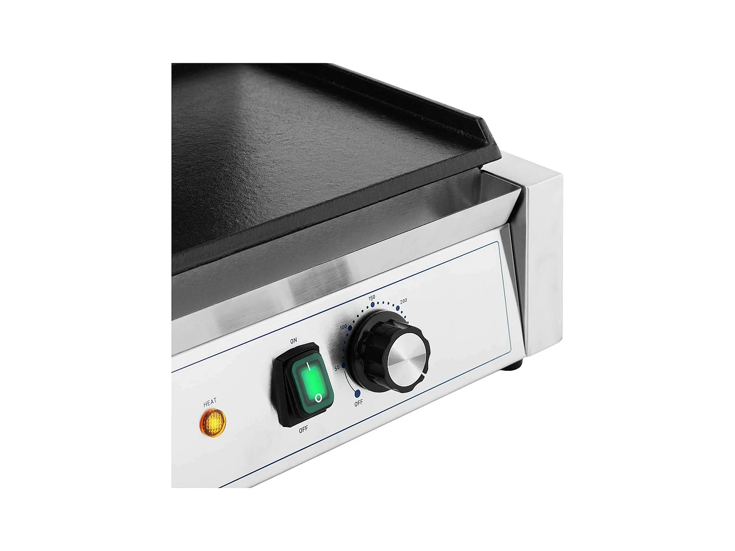 Tostiera elettrica per panini professionale plancha elettrica rigata+liscia 2.200 watt 14_0004008